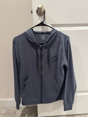 Peloton Full-Zip Hoodie in Slate Blue-Grey